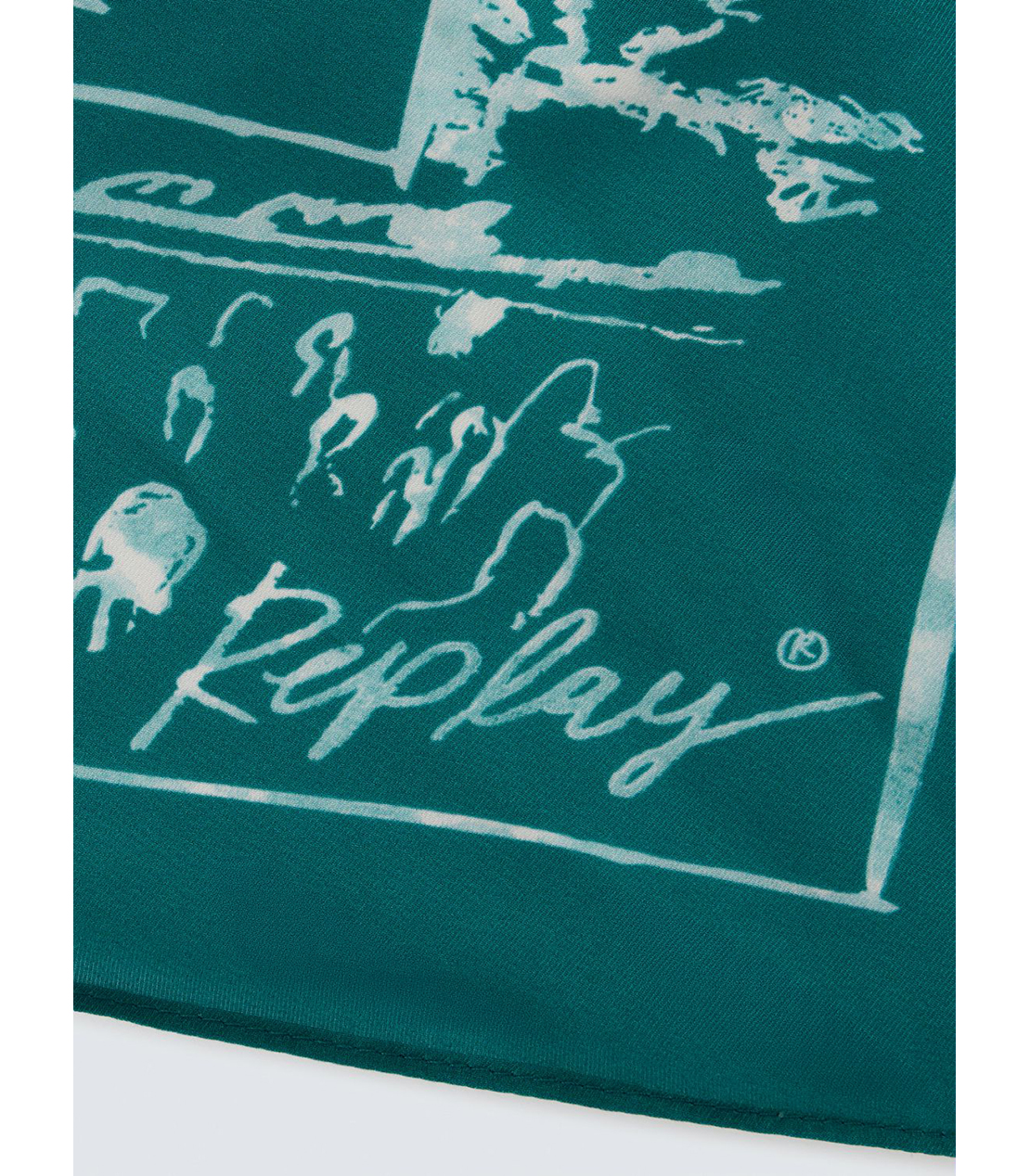 REPLAY &times; Monte Carlo Country Club スカーフ 詳細画像 エメラルド 2